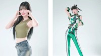 韩籍啦啦队女神宣传《星刃》:将COS伊芙出席碰头会
