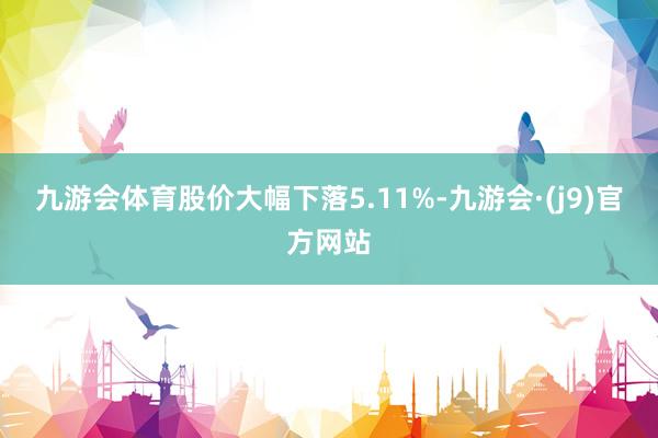 九游会体育股价大幅下落5.11%-九游会·(j9)官方网站