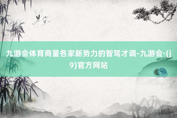 九游会体育商量各家新势力的智驾才调-九游会·(j9)官方网站