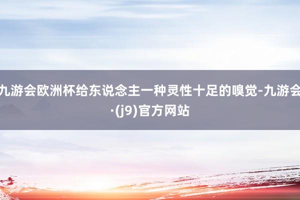 九游会欧洲杯给东说念主一种灵性十足的嗅觉-九游会·(j9)官方网站