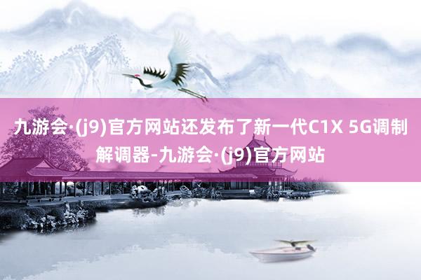 九游会·(j9)官方网站还发布了新一代C1X 5G调制解调器-九游会·(j9)官方网站
