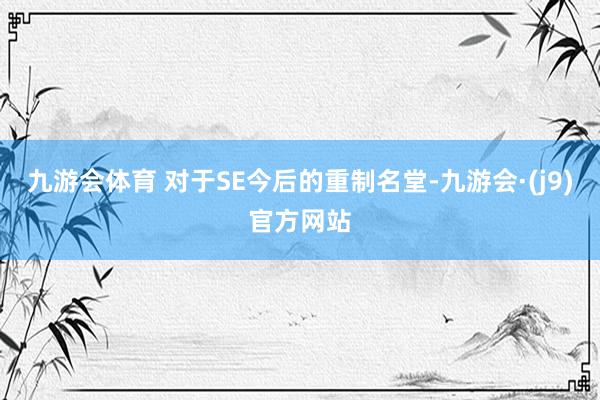 九游会体育 对于SE今后的重制名堂-九游会·(j9)官方网站