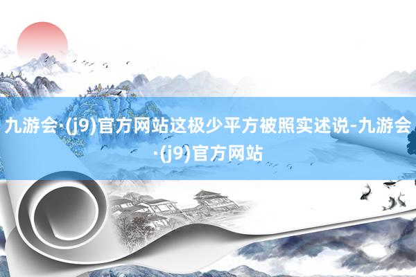 九游会·(j9)官方网站这极少平方被照实述说-九游会·(j9)官方网站